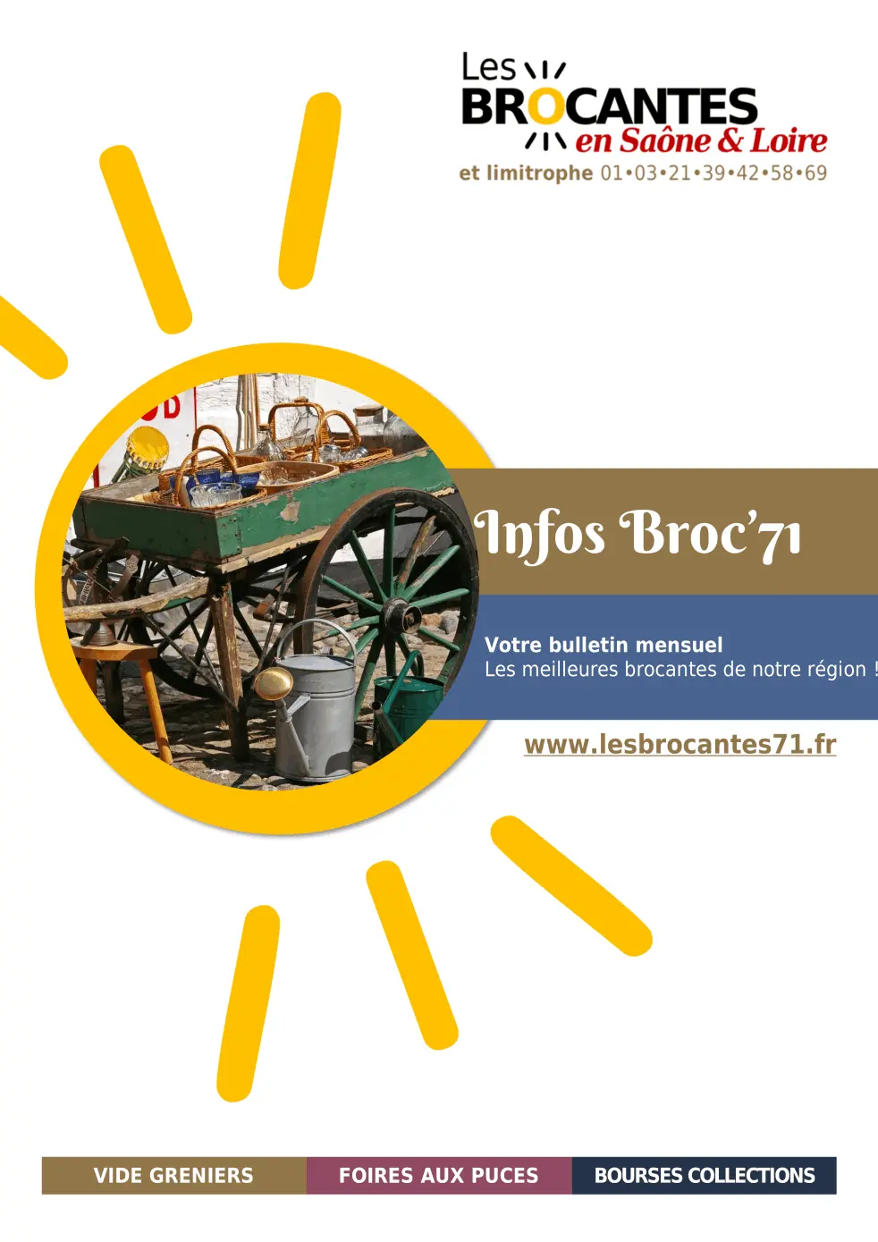 Brocantes 71 - Le guide du mois - Info Broc 71