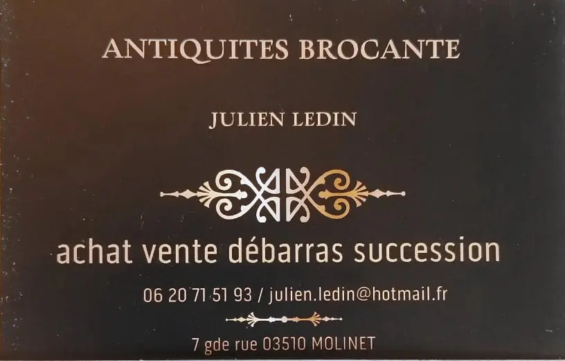 Brocantes 71 - Ledin antiquités brocante - Molinet (03)