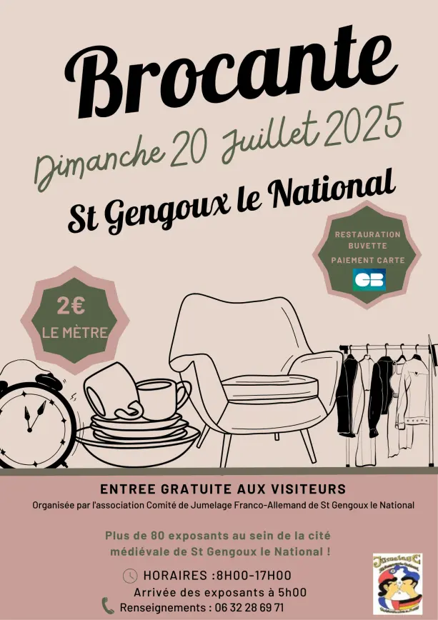 Brocante de Saint-Gengoux-le-National 71 | Brocante 71 - Vide-Grenier 71 - Puces 71