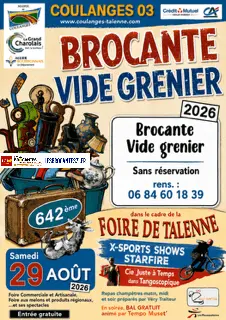 Foire de Talenne Coulange 03 | Brocante 03 - Vide-Grenier 03 - Puces 03