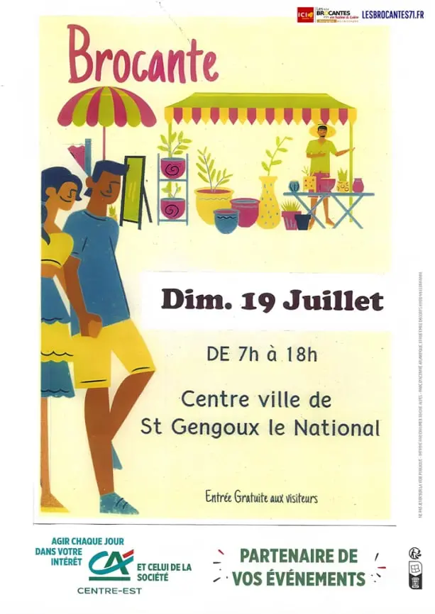 Brocante vide-grenier Saint Gengoux le National 71 | Brocante 71 - Vide-Grenier 71 - Puces 71 