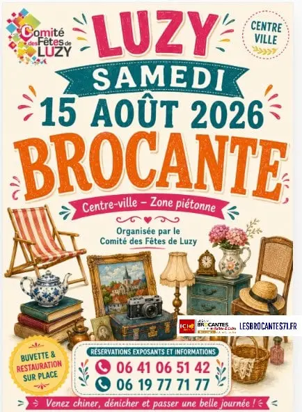 Brocante Luzy 58 | Brocante 58 - Vide-Grenier 58 - Puces 58 