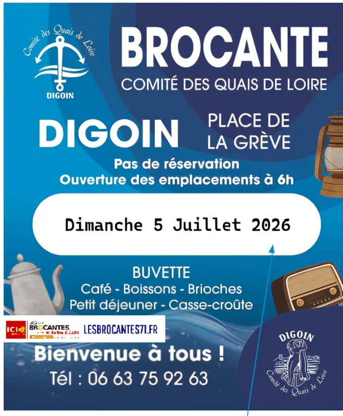 Brocante Quai de Loire Digoin 71 | Brocante 71 - Vide-Grenier 71 - Puces 71