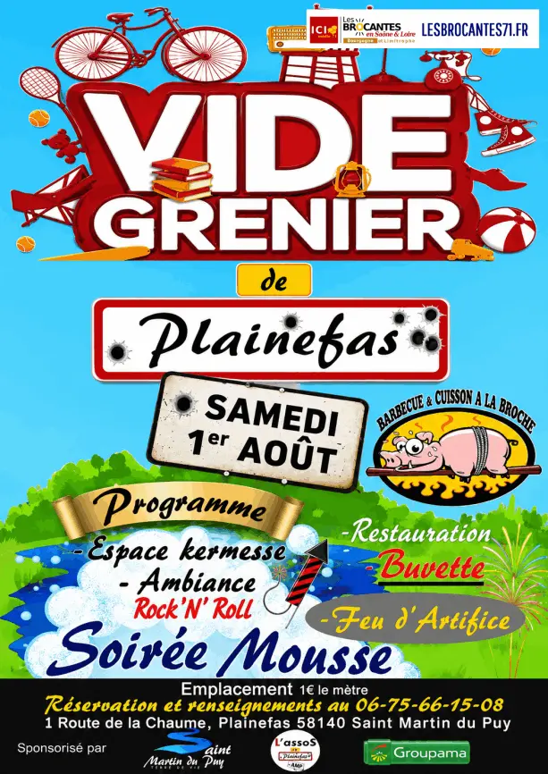 Brocante Vide-grenier St Martin du Puy 58 | Brocante 58 - Vide-Grenier 58 - Puces 58