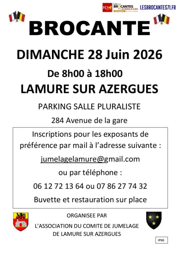 Brocante de Lamure sur Azergues 69 - Rhône 69 | Brocante 69 - Vide-Grenier 69 - Puces 69 