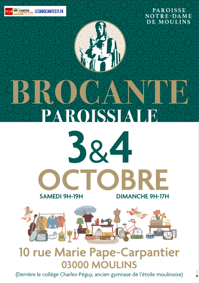 Brocante Paroissiale Moulins 03 | Brocante 03 - Vide-Grenier 03 - Puces 03