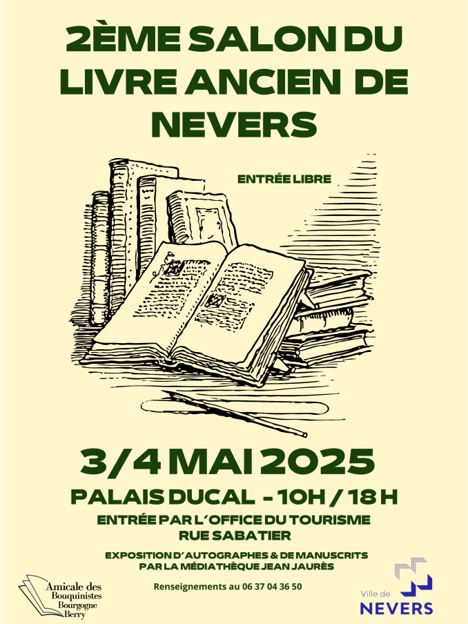 Salon du Livre Nevers 58 - Nièvre 58 | Brocante 58 - Vide-Grenier 58 - Puces 58