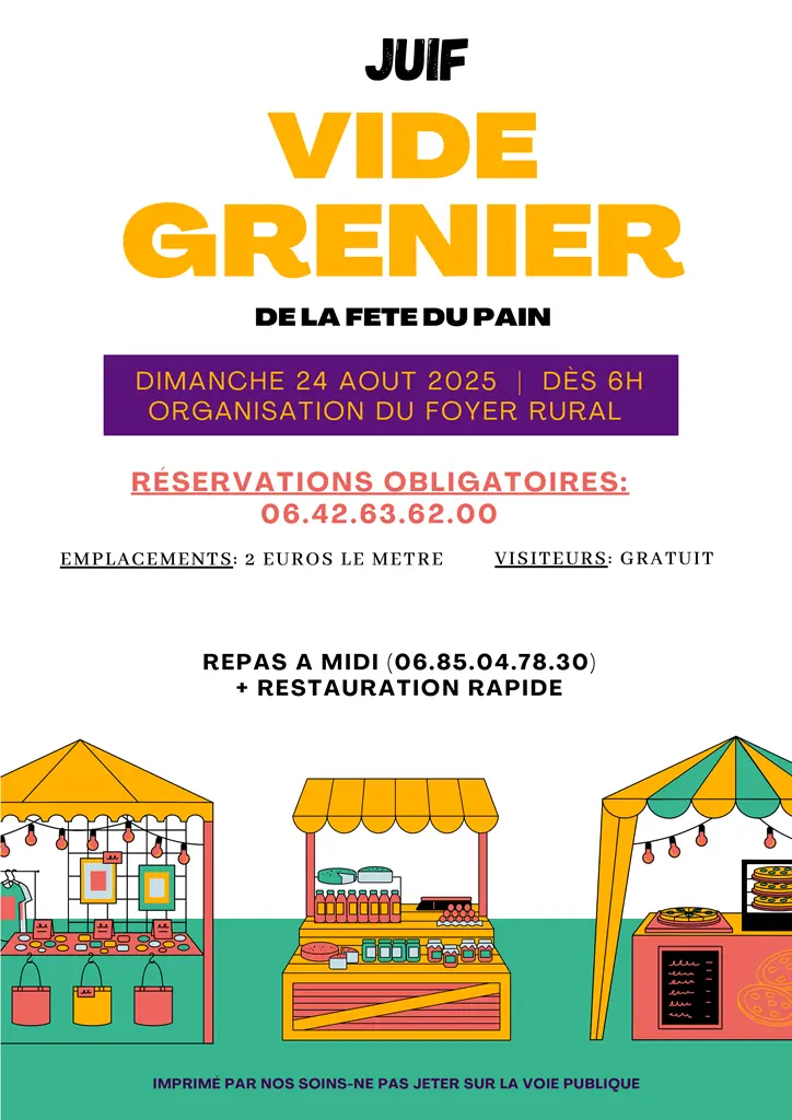 Vide-grenier Juif 71 | Brocante 71 - Vide-Grenier 71 - Puces 71