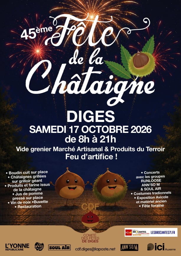 Vide-grenier Diges 89 - Marché du Terroir Diges 89 | Brocante 89 - Vide-Grenier 89 - Puces 89