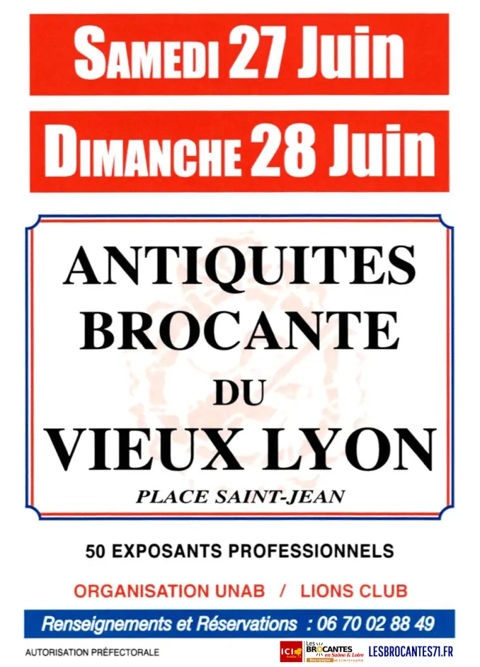 Brocante du Vieux Lyon 69 - Rhône 69 | Brocante 69 - Vide-Grenier 69 - Puces 69 