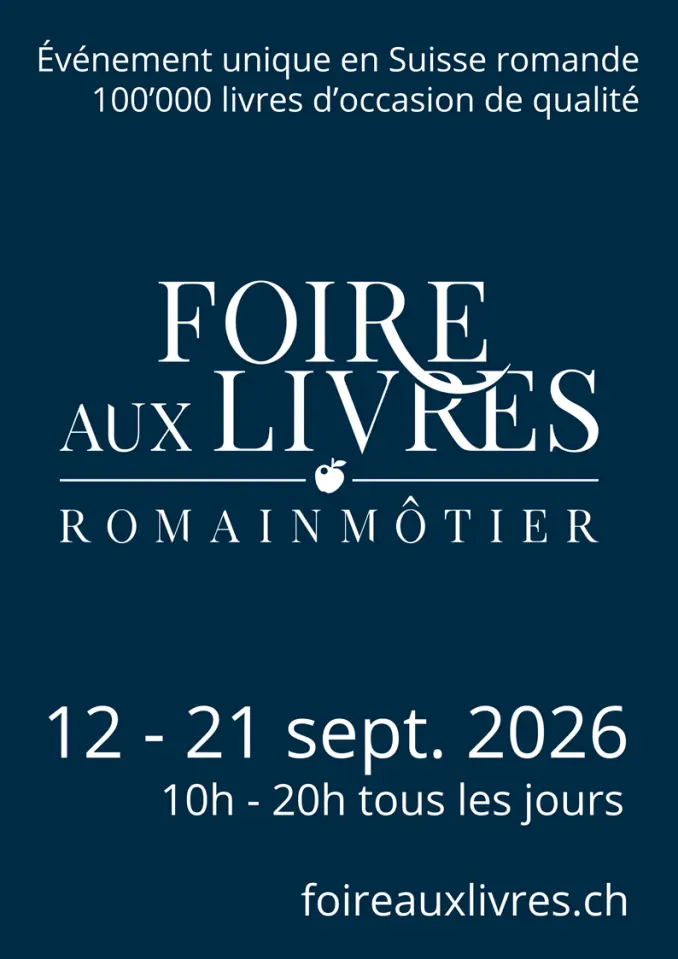 Foire aux Livres de Romainmôtier Suisse CH | Brocante Suisse - Vide-Grenier Suisse - Puces Suisse