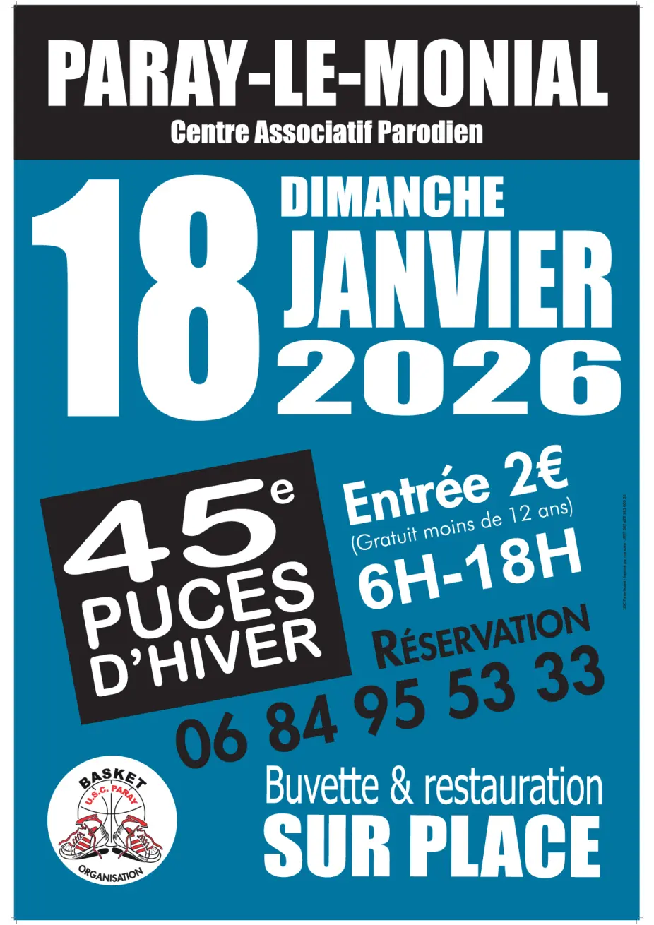 Puces d'Hiver 71 - Paray-le-Monial 71 | Brocante 71 - Vide-Grenier 71 - Puces 71