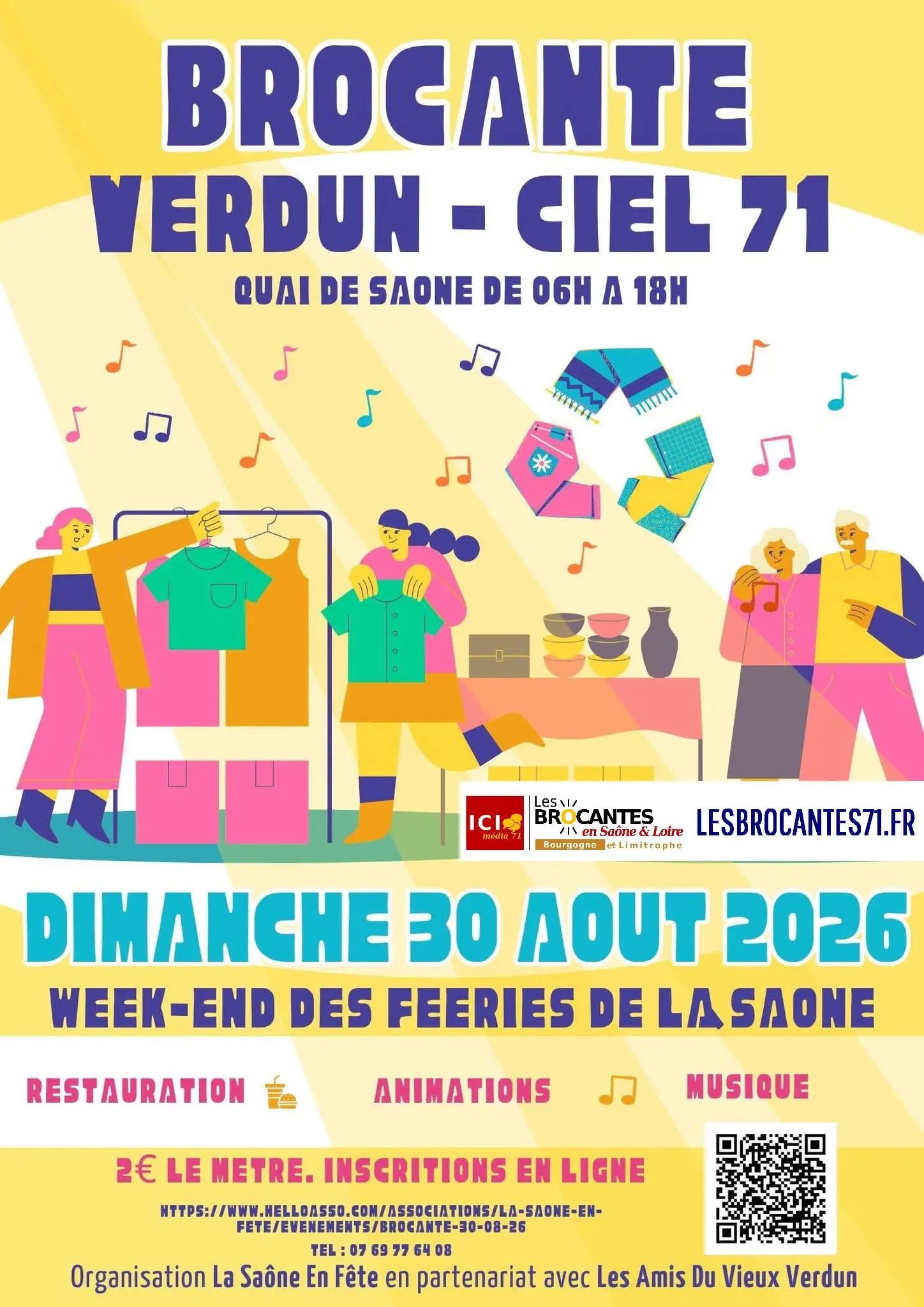 Brocante Verdun-Ciel sur le Doubs 71 | Brocante 71 - Vide-Grenier 71 - Puces 71 