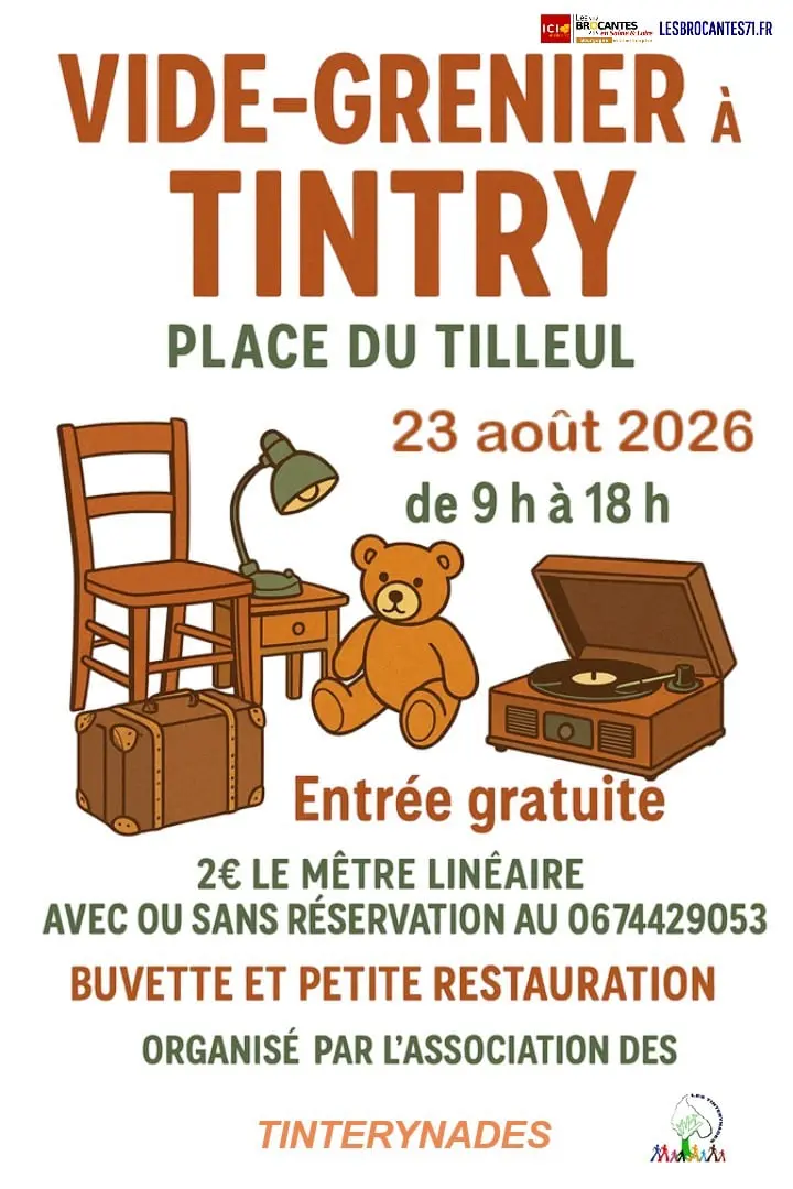 Vide-grenier TINTRY 71 | Brocante 71 - Vide-Grenier 71 - Puces 71 