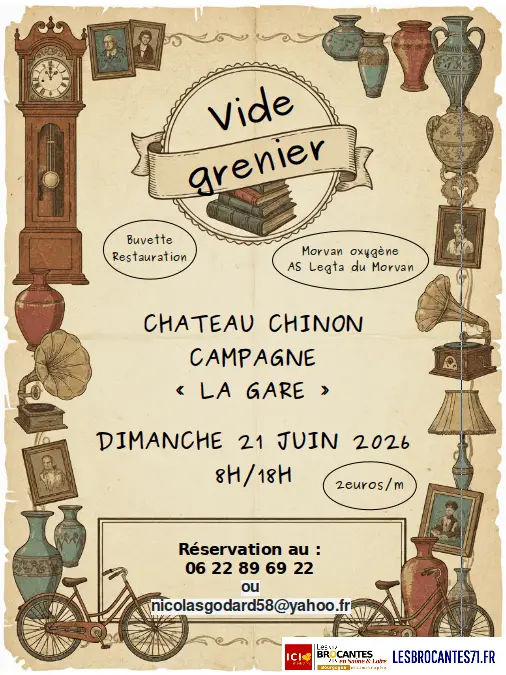 Vide grenier Château-Chinon 58 - Morvan 58  | Brocante 58 - Vide-Grenier 58 - Puces 58 