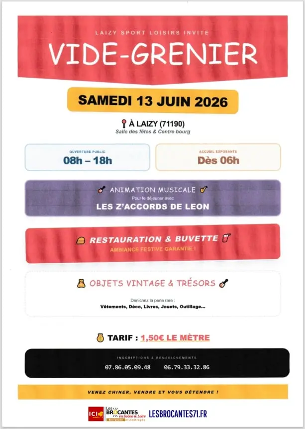 Brocante Vide-grenier Laizy 71 | Brocante 71 - Vide-Grenier 71 - Puces 71 