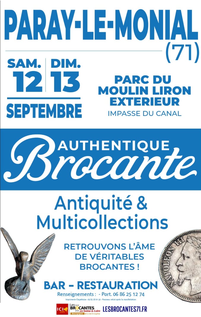 Brocante Antiquités Collection Paray-le-Monial 71 | Brocante 71 - Vide-Grenier 71 - Puces 71