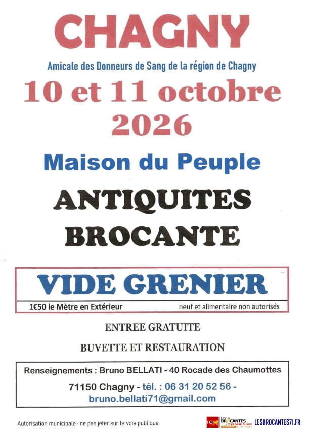 Brocante Chagny 71 | Brocante 71 - Vide-Grenier 71 - Puces 71