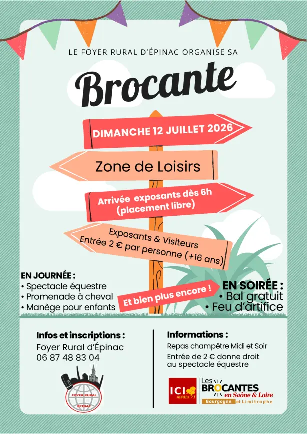 Brocante ÉPINAC 71 | Brocante 71 - Vide-Grenier 71 - Puces 71