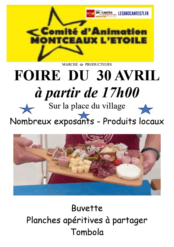 Foire 71 - Montceaux l'Étoile 71 | Brocante 71 - Vide-Grenier 71 - Puces 71
