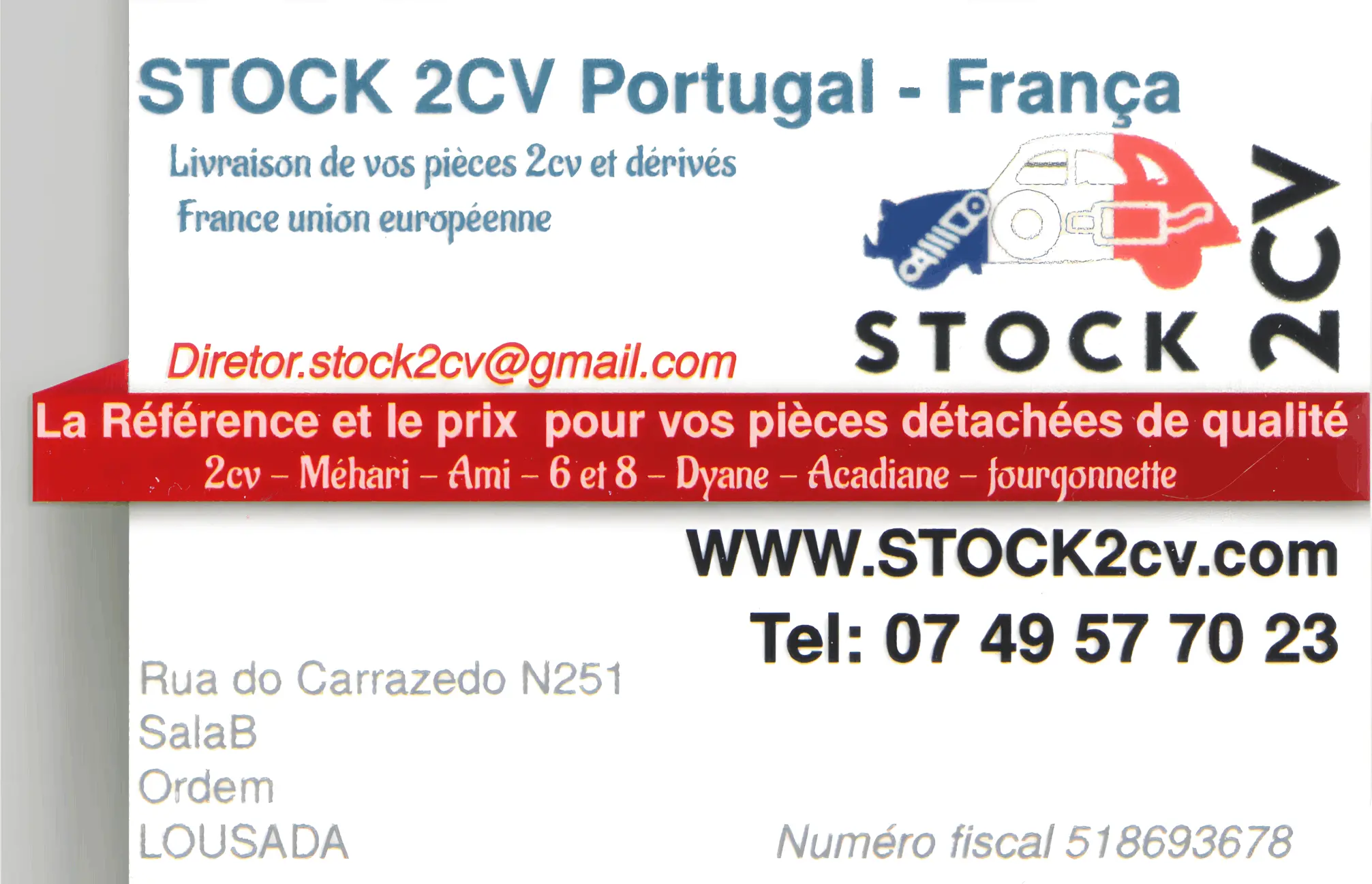 Brocantes 71 - Stock 2 CV France - Diou (03)