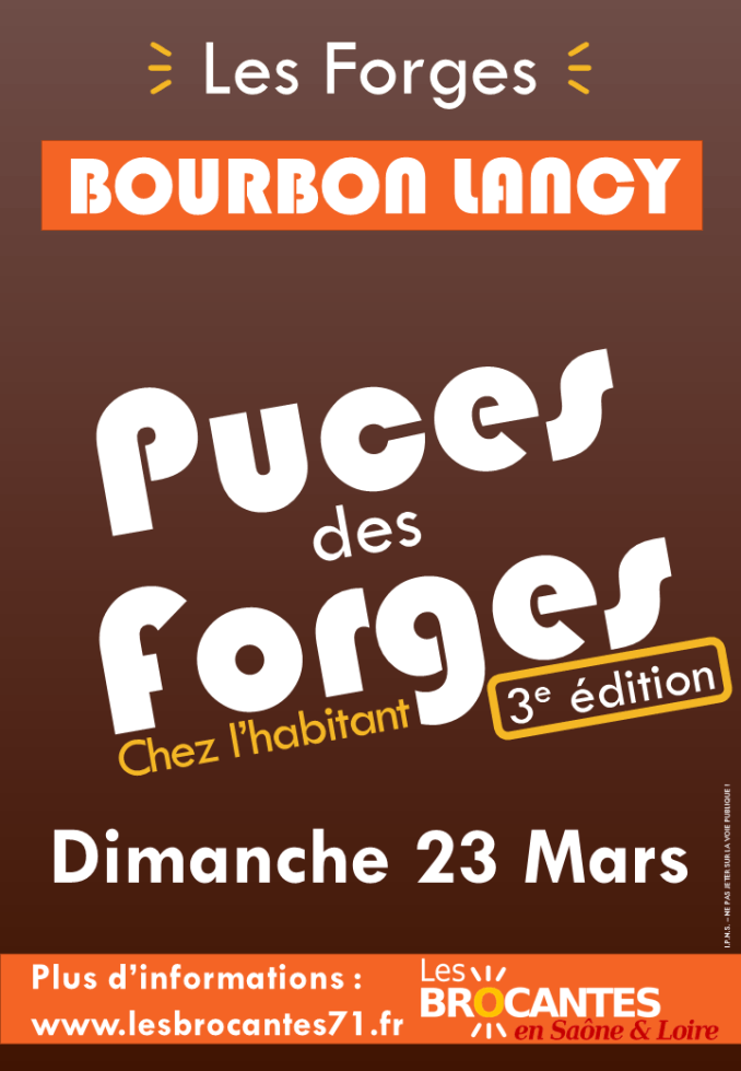 Affiche Puces des Forges