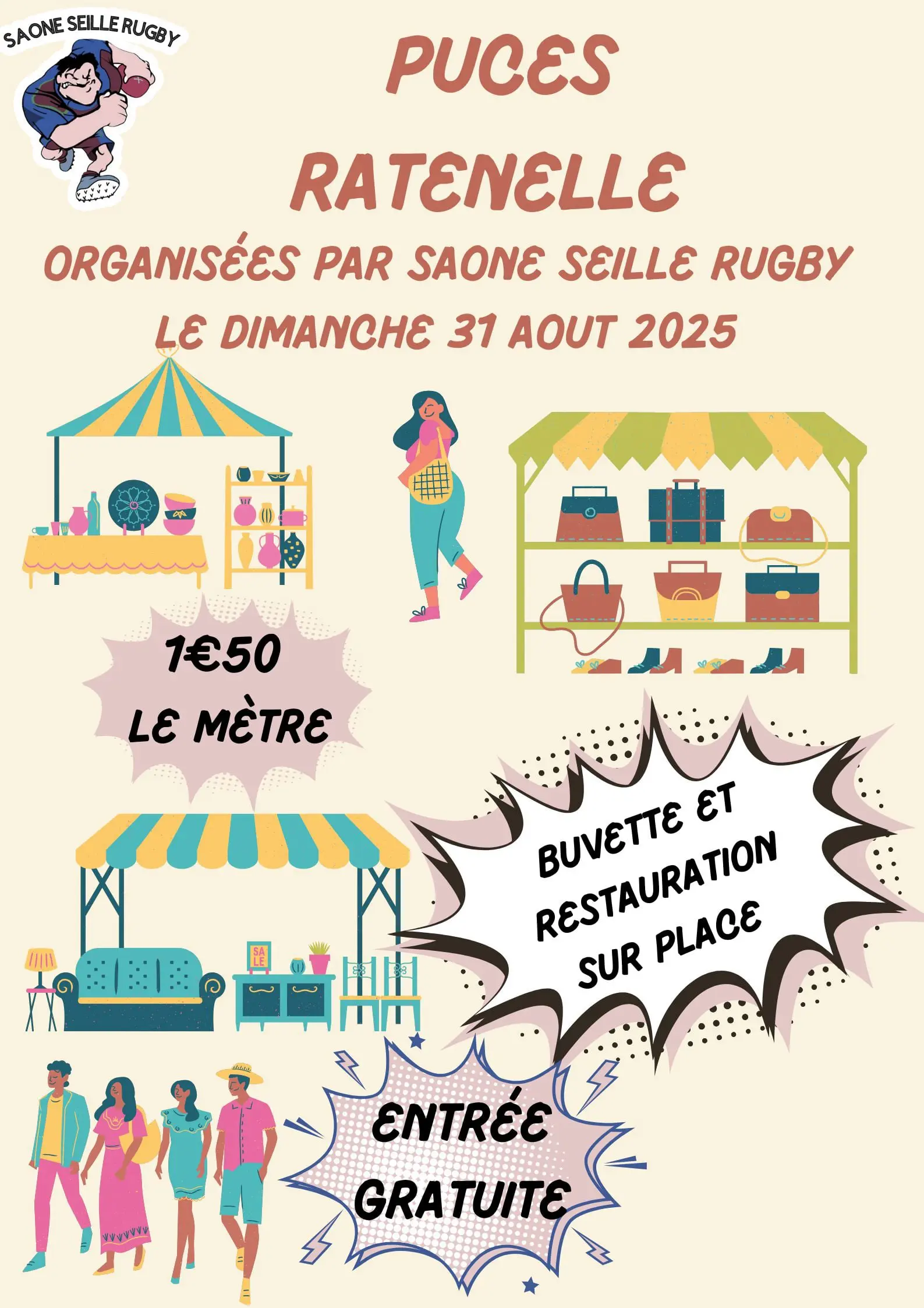 Foire aux puces Ratenelle 71 | Brocante 71 - Vide-Grenier 71 - Puces 71