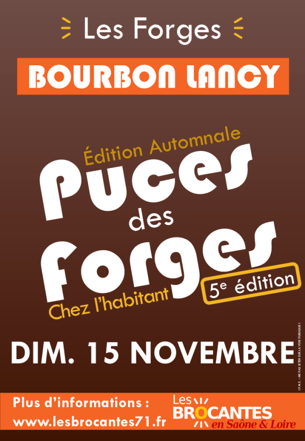 Puces des Forges Bourbon Lancy 71 | Brocante 71 - Vide-Grenier 71 - Puces 71
