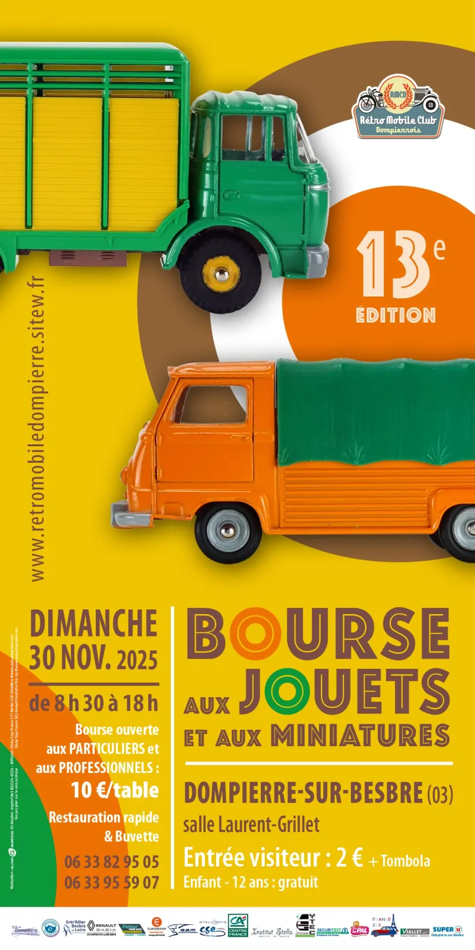Bourse aux Jouets 03 - Dompierre-sur-Besbre 03 | Brocante 03 - Vide-Grenier 03 - Puces 03