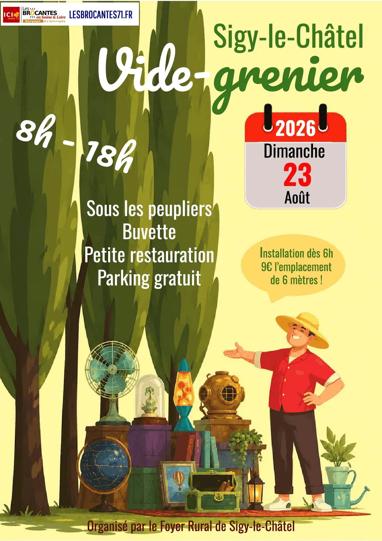 Vide-grenier SIGY LE CHATEL 71 | Brocante 71 - Vide-Grenier 71 - Puces 71 