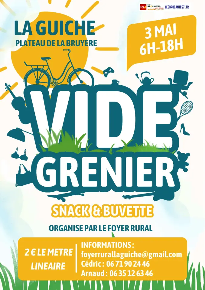 Vide-grenier La Guiche 71 | Brocante 71 - Vide-Grenier 71- Puces 71