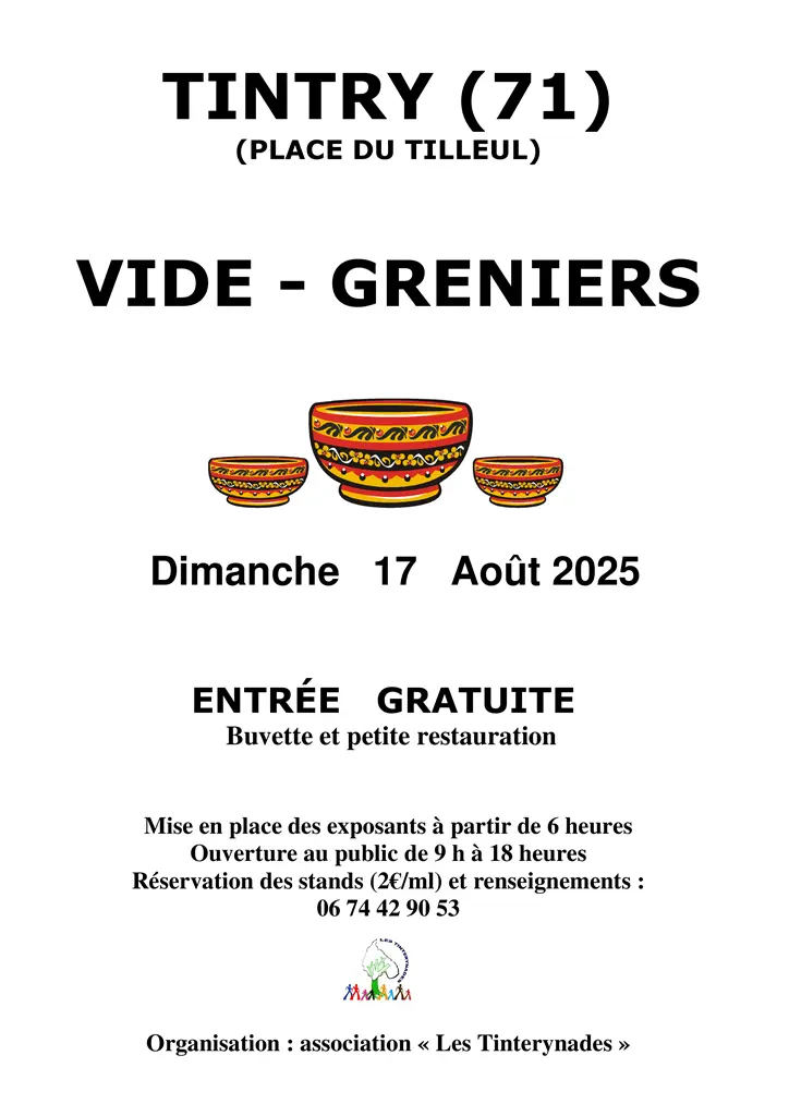 Vide-grenier Tintry 71 | Brocante 71 - Vide-Grenier 71 - Puces 71
