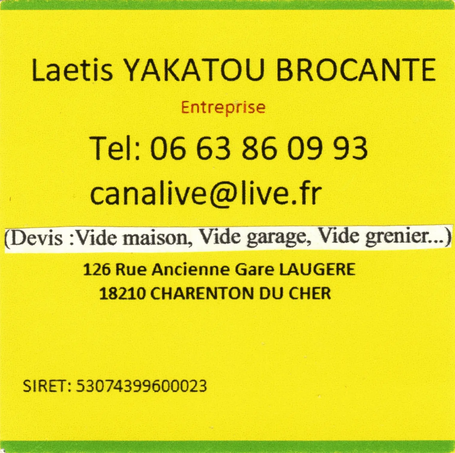 Brocantes 71 - Yakatou Brocante - Charenton-du-Cher (18)